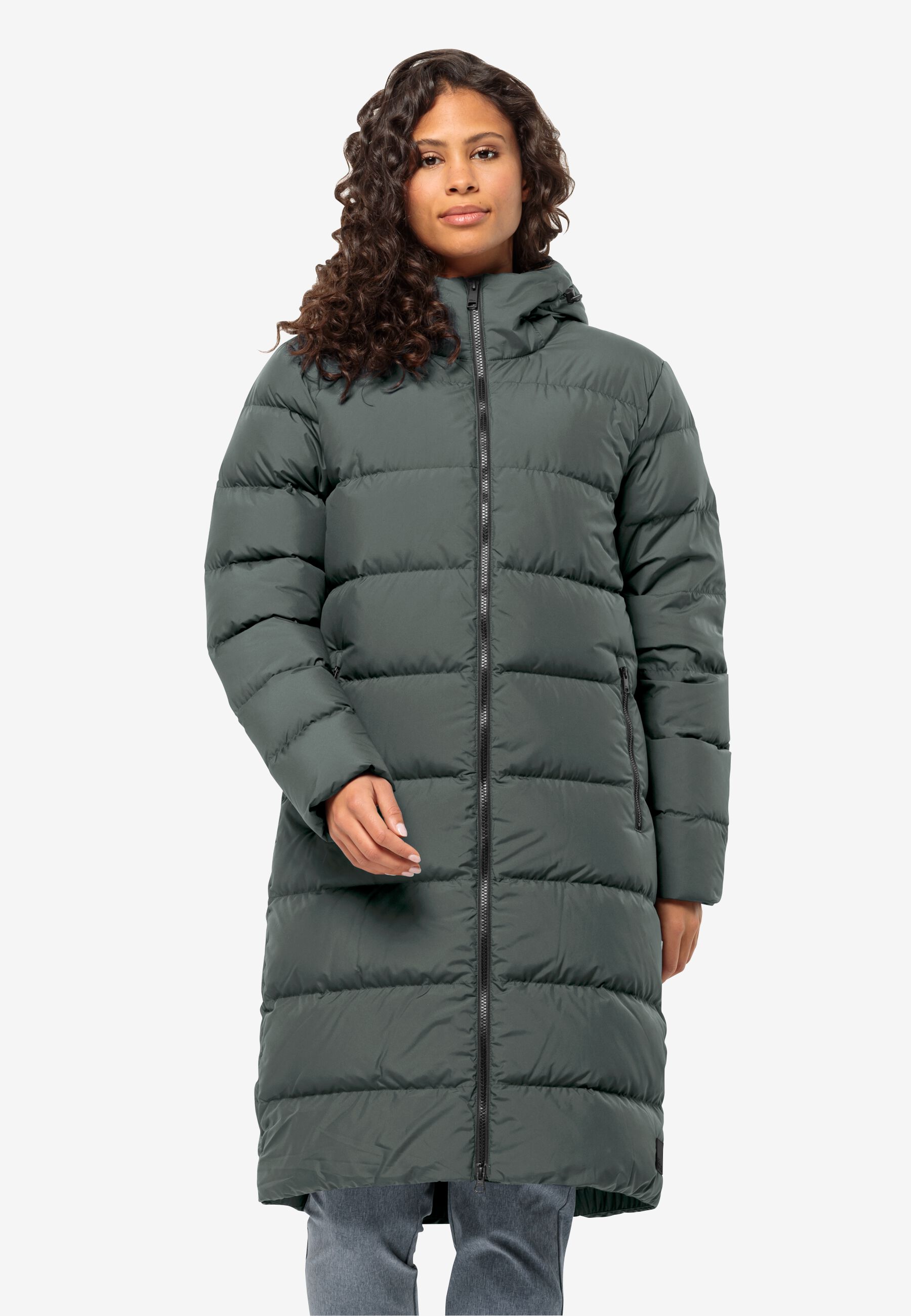 FROZEN PALACE COAT W RDS night blue S Women's down coat